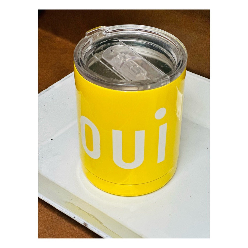 Clare V Yellow 'Oui' Travel Mug